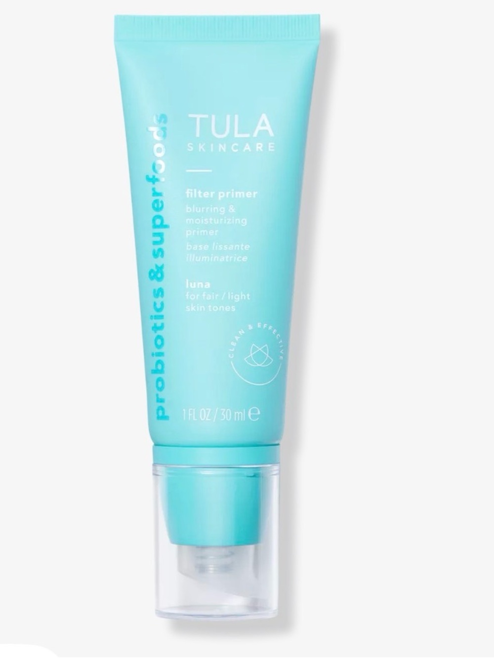 Tula Skincare Filter Primer in Luna. New! Large 2.02 Fl oz